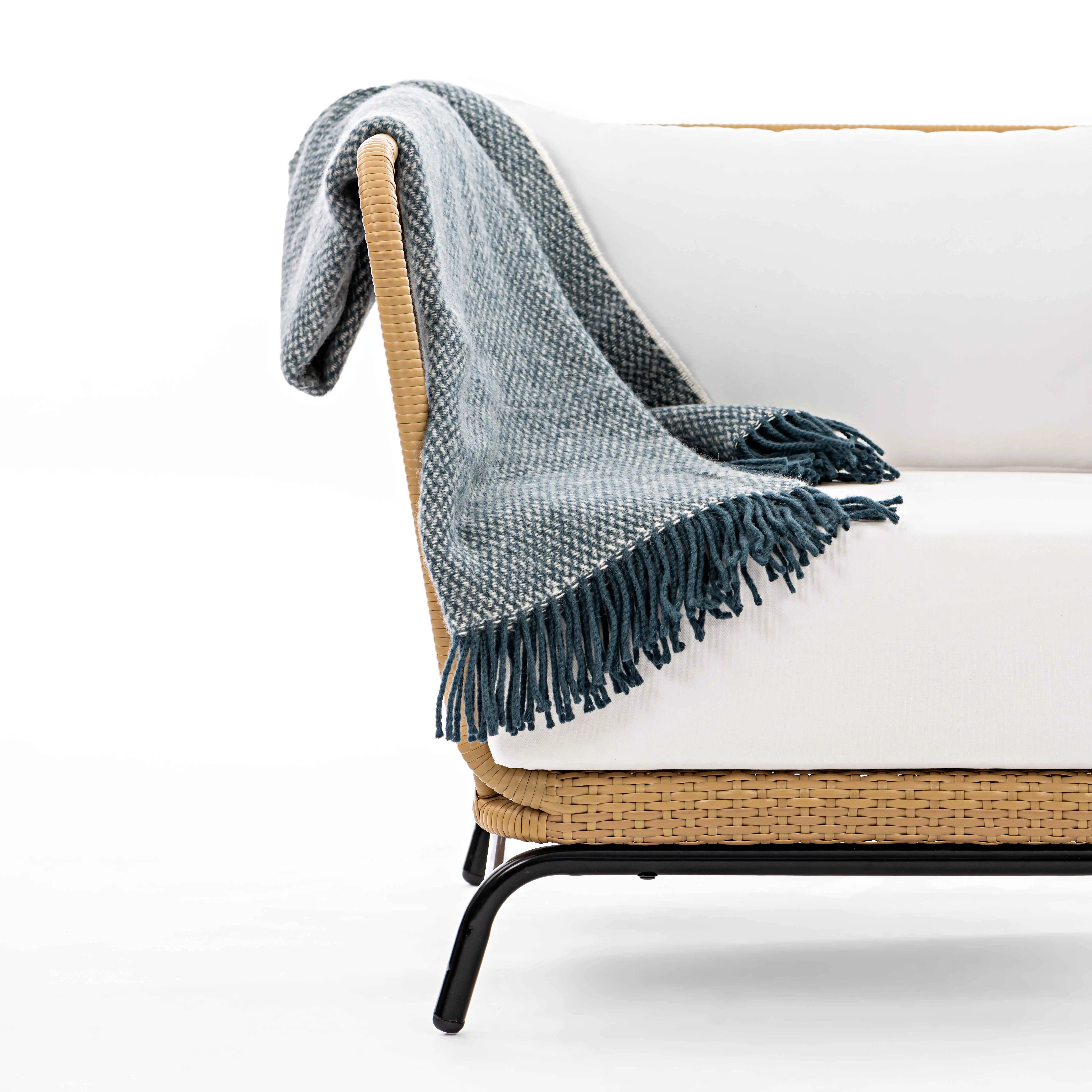 NEW VERSION STYLE 2023 SQUARE NEST CLUB SOFA RATTAN GARDEN CHAIR SOFA CUSTOMIZED GARDEN RATAN CHAIR