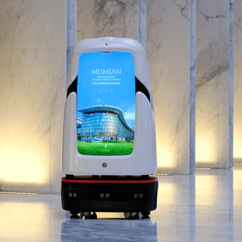 2024 Commercial Use Mall Move Robot Artificial Intelligence Telepresence Service Humanoid Smart Restaurant Waiter Robot