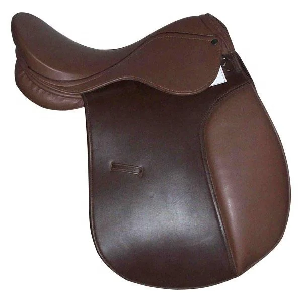 Luxury Horse Racing Saddle Dressage English Saddle genuine Leather saddle  at best price