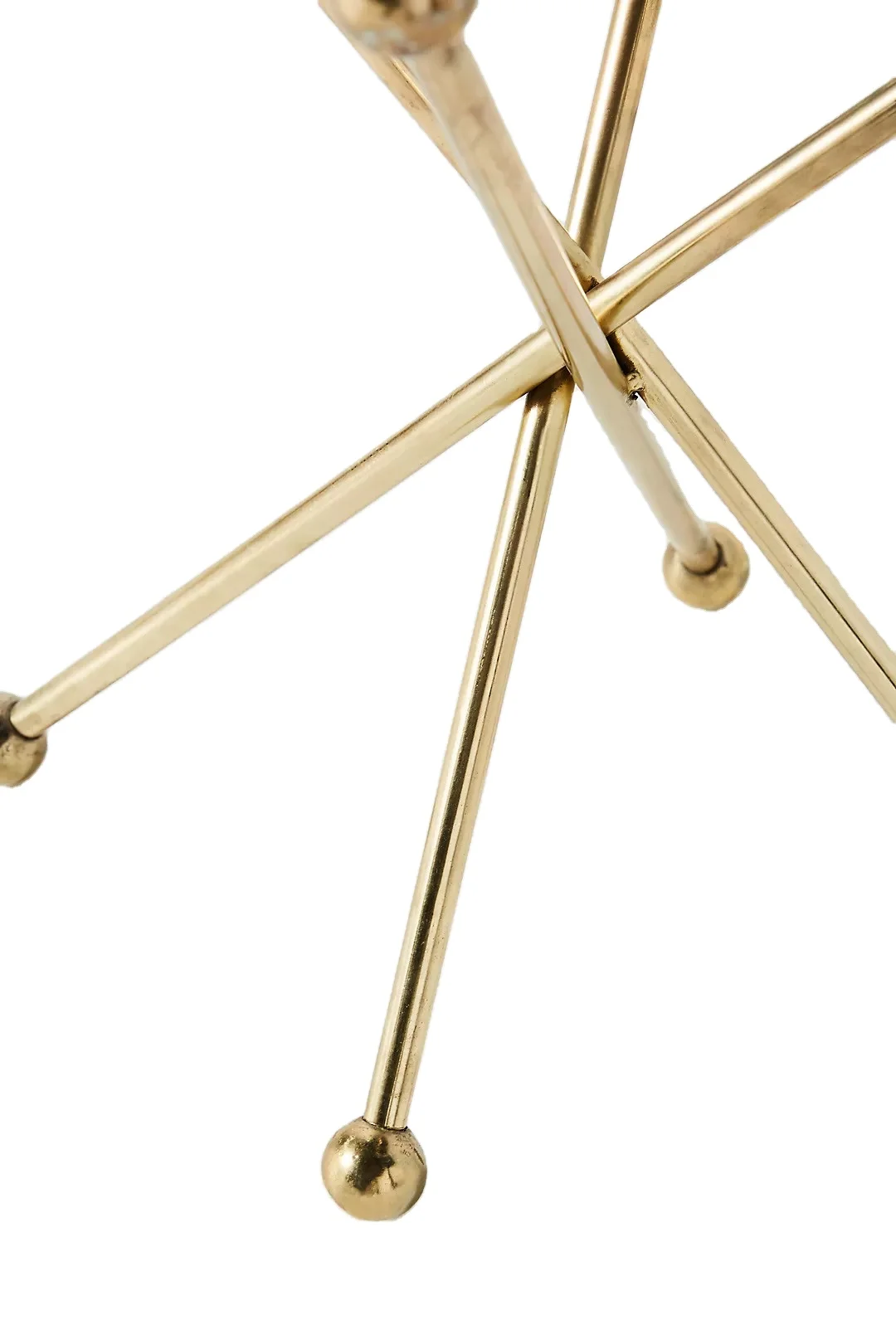 Marble top gold Plated Ball Legs Tea tables Round stainless steel metal coffee tables Hot Sale Best Seller Elegant Luxury