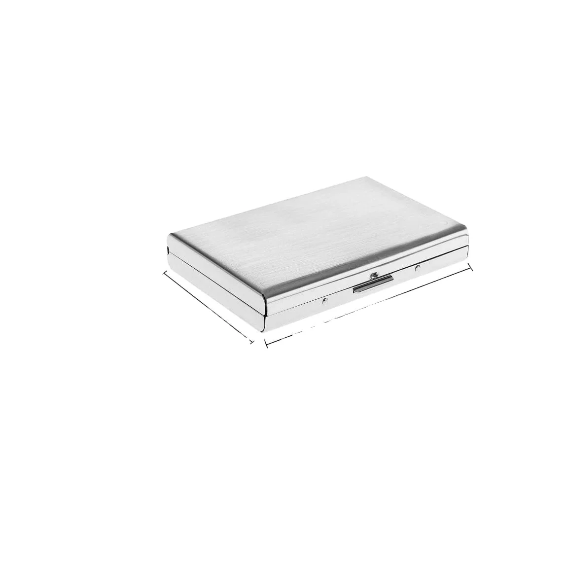 Stainless Steel Credit Card Wallet Business Card Holder for Women Men RFID Metal Suitcase Card Holder Classy Look