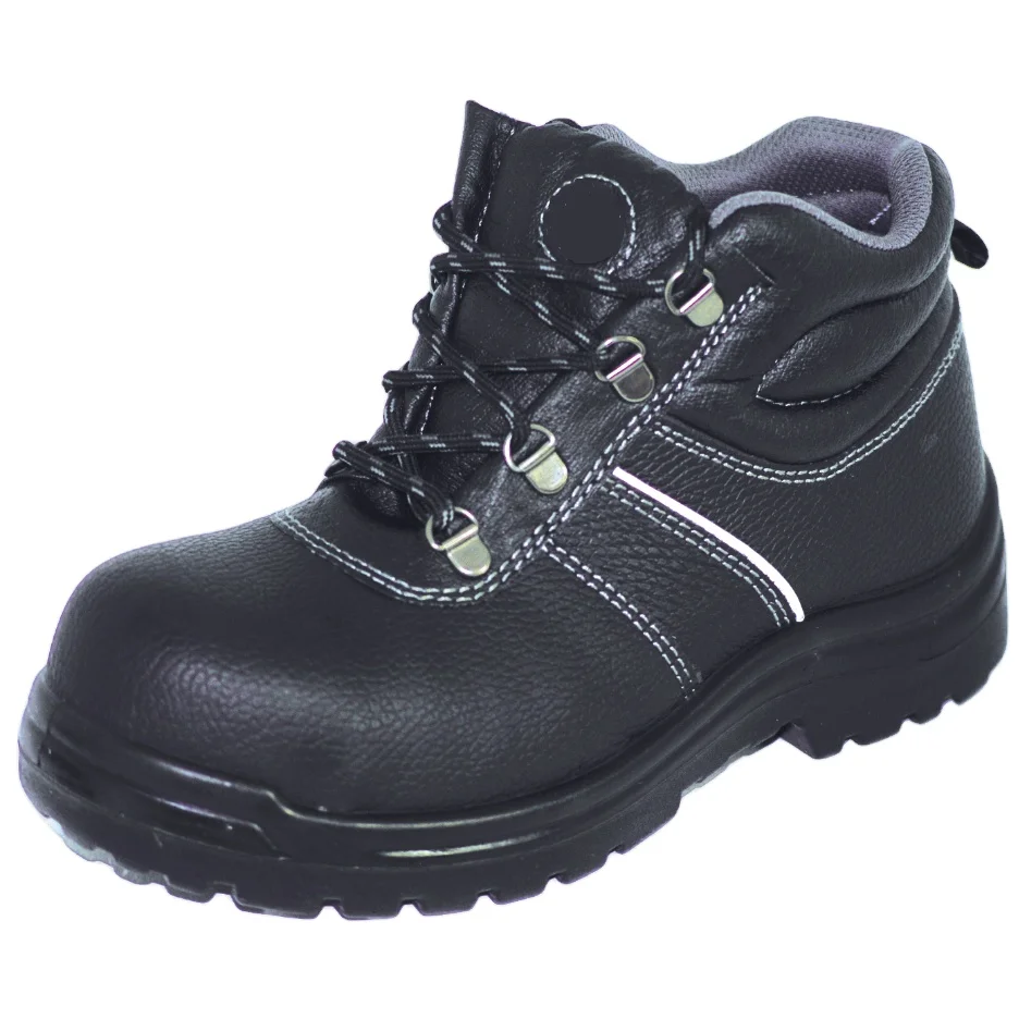Hot Selling Branded Safety Shoes & Boots Steel Toe Shoes Men Oil & Water Resistant Anti Slip Safety Shoes From Bangladesh