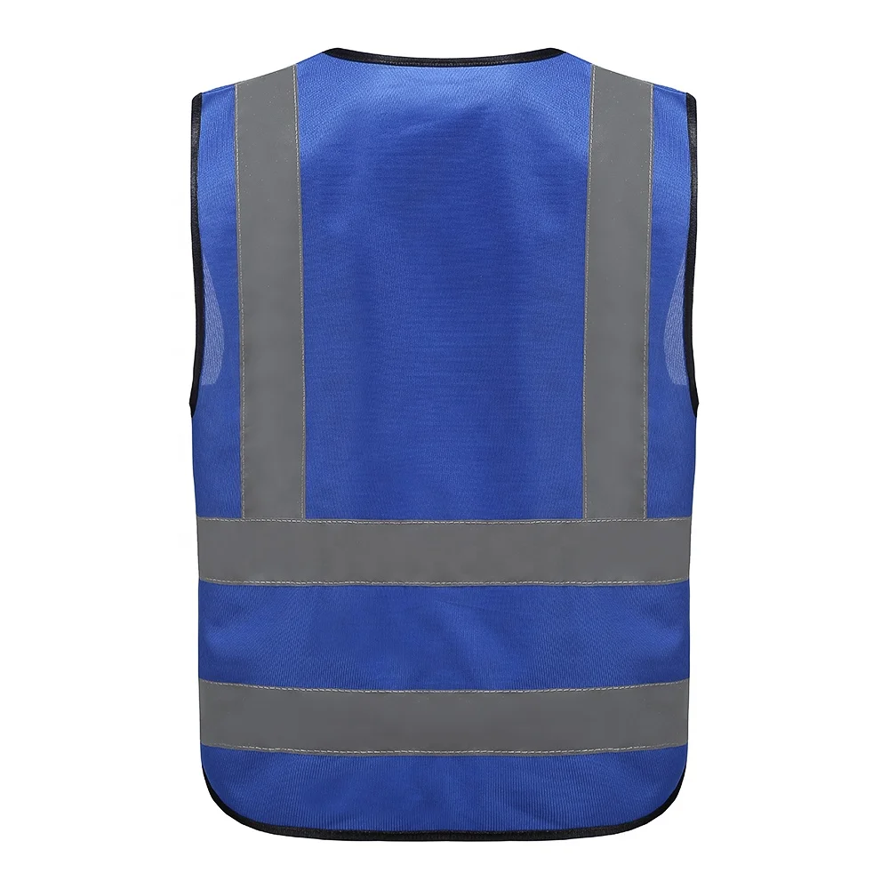 Customized Public Yellow And Orange Reflective Mesh 100% Polyester reflective jacket high visibility Reflective Vest safety vest