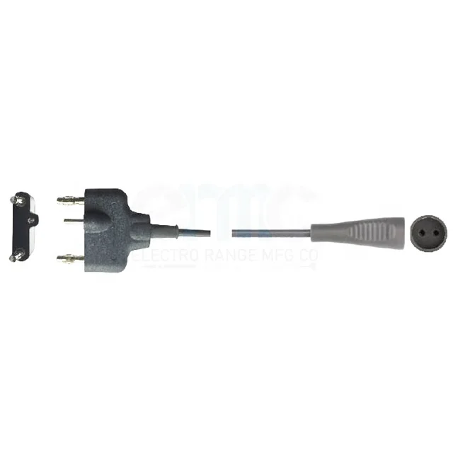 wholesale Best Quality Electrosurgery Diathermy Bipolar Cable Two Pin Fitting Angled Simons Sutter Bm50 T Series ACC ICC 4mm