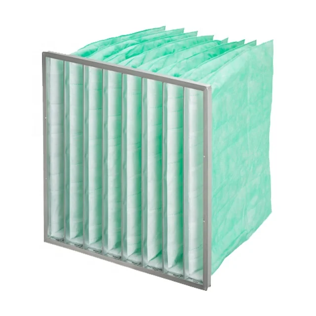 
Bag Filter Pura Pak FG - Fiber Glass Pocket Filter - Efficiency from F7 to F9 - Made In VietNam 