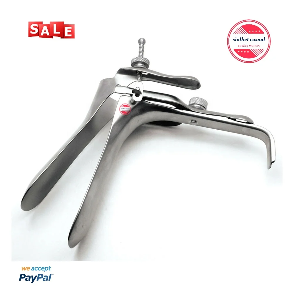 High Quality Free Sample Collin Vaginal Speculum Large Black Coated Surgical Vaginal Speculum Birth Control