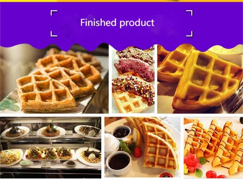 1300W Mini Belgian Round Bubble Waffle Maker Commercial