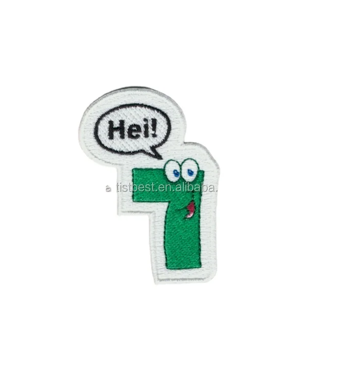 Custom Design Alphabet   Embroidered Patches