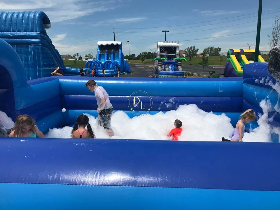 Inflatable Foam Dance Pit Inflatable Ball Pit Inflatable Foam Pit With Foam Machine For Sale