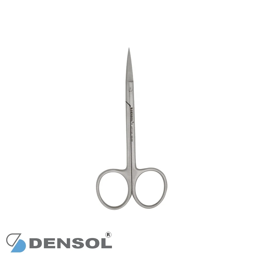 Ножницы La Barn из карбида вольфрама 11 5 см TC Двойные изогнутые хирургические ножницы стоматологические инструменты лезвие с одной стороной зубчатой