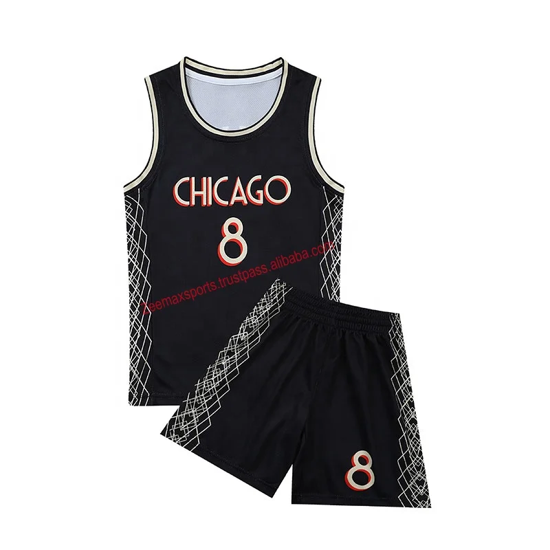 Latest Sublimation Chicago/Celtics Team Basketball Jersey Customized Basketball Uniforms