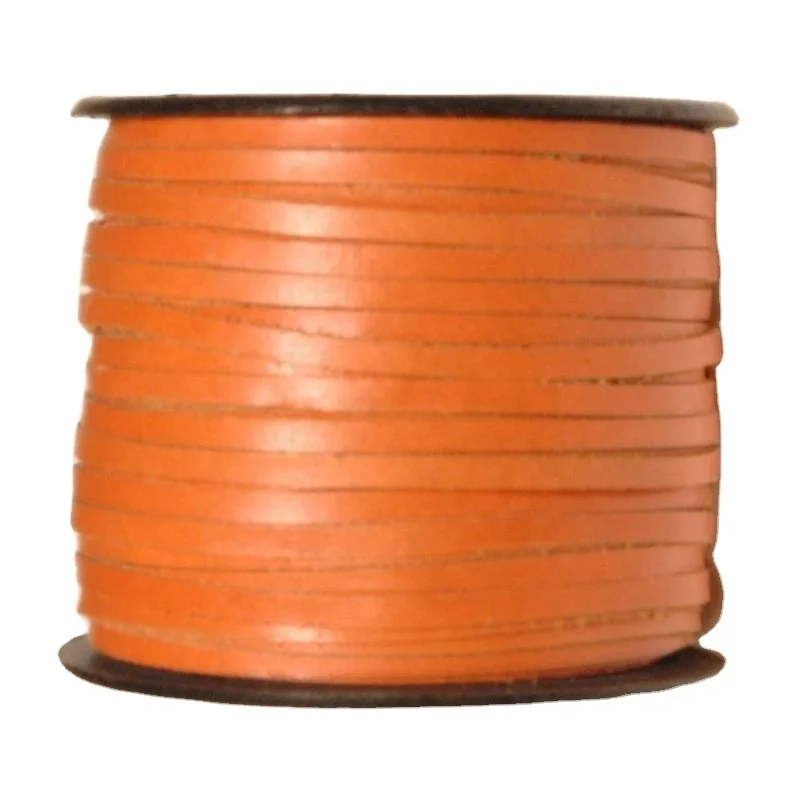 Высокопрочный натуральный плоский поставщик из Индии кожаный шнур качество гарантированное натуральное Лидер продаж