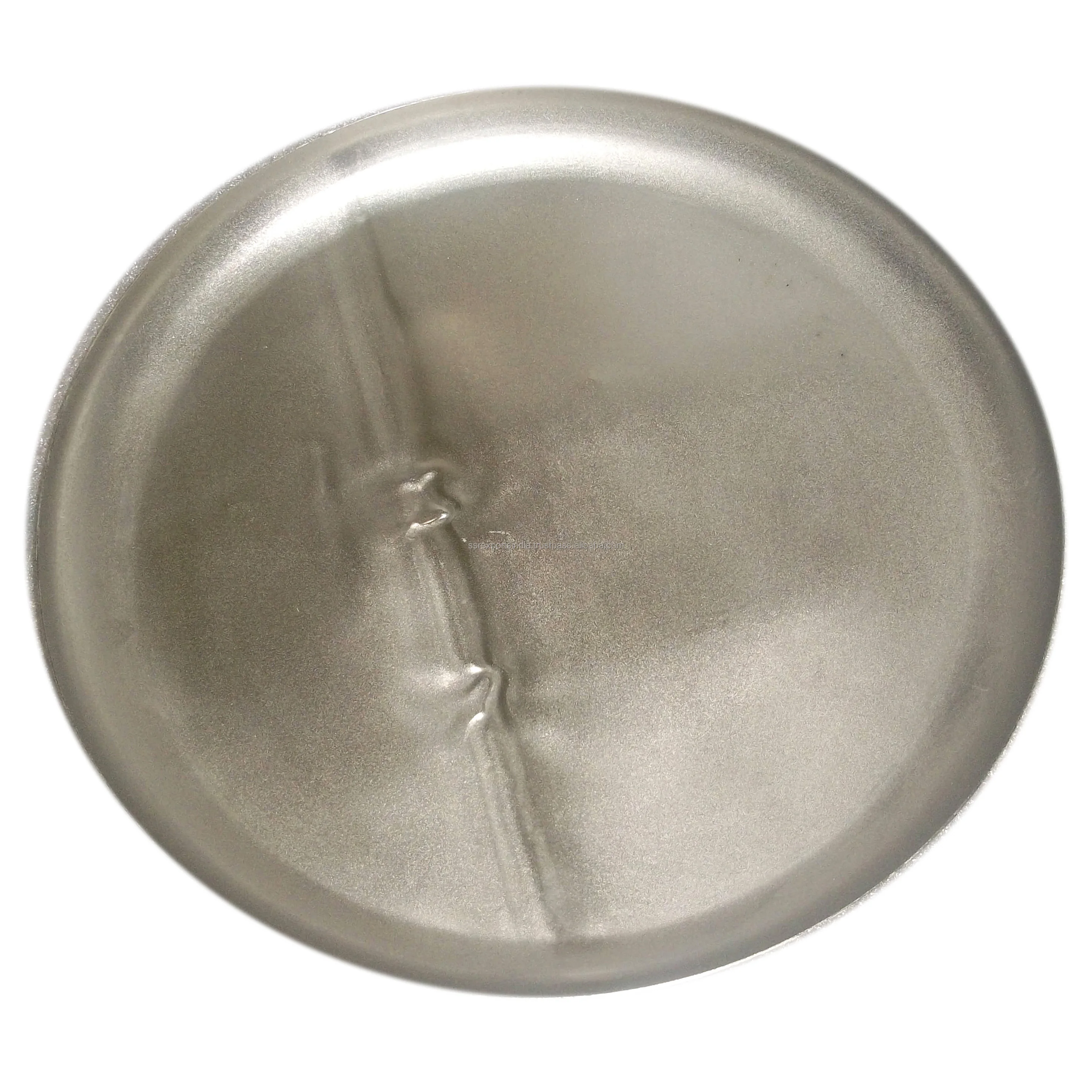 Silver Powder Coated Luxury Iron Metal Charger Plates Tray Set Small Size Serving Tray with Gold Metal Plate Decorative Purpose