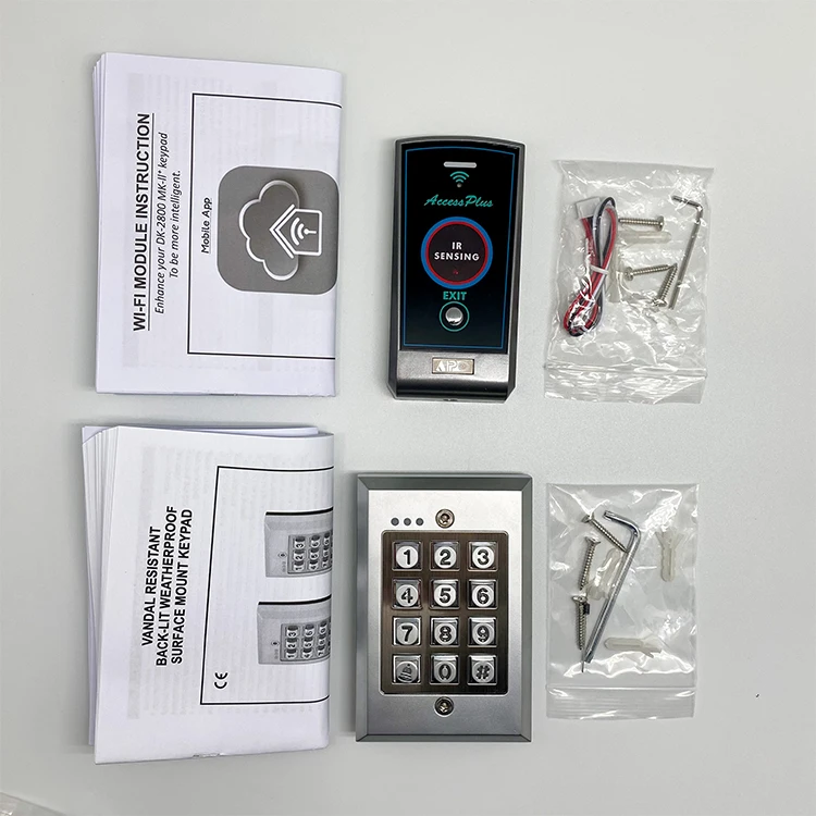 DK-2831B (P2) Tuya Wifi Mobile Smart Phone Control Vandal Resistant High Quality Access Keypad with Doorbell Button