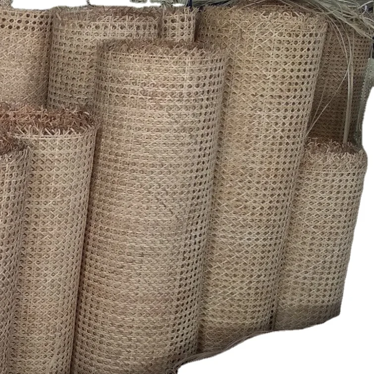 
High Quality Rattan Sun Ounge chair Natural Rattan Webbing Roll Ceiling Background Wall Decor Furniture Material From Viet Nam 