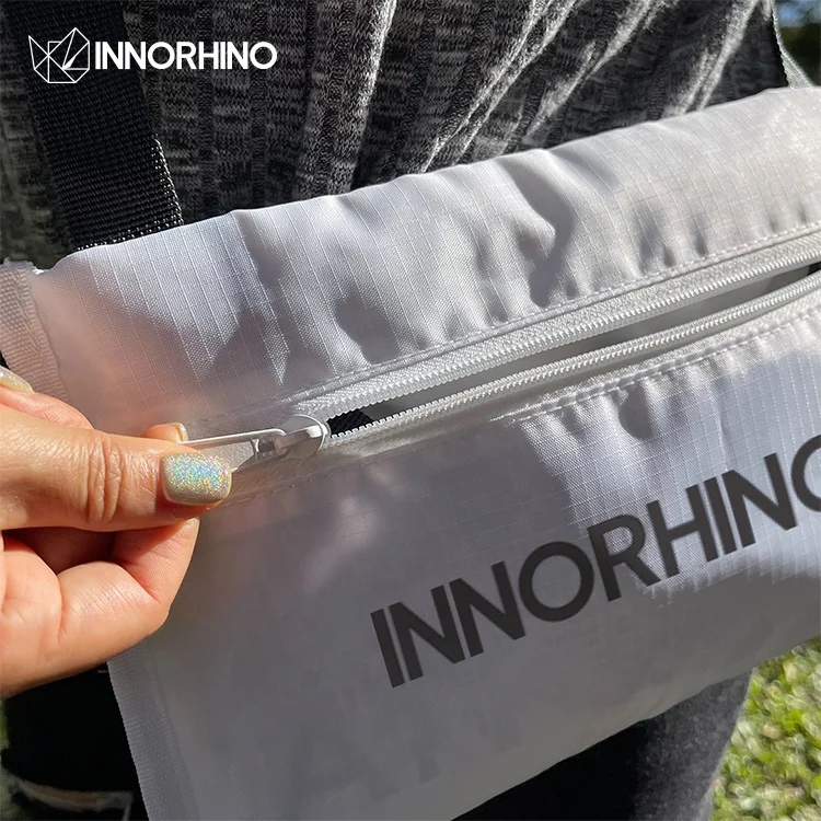 Custom Ita Folding Travelling Nylon Crossbody Bag INNORHINO