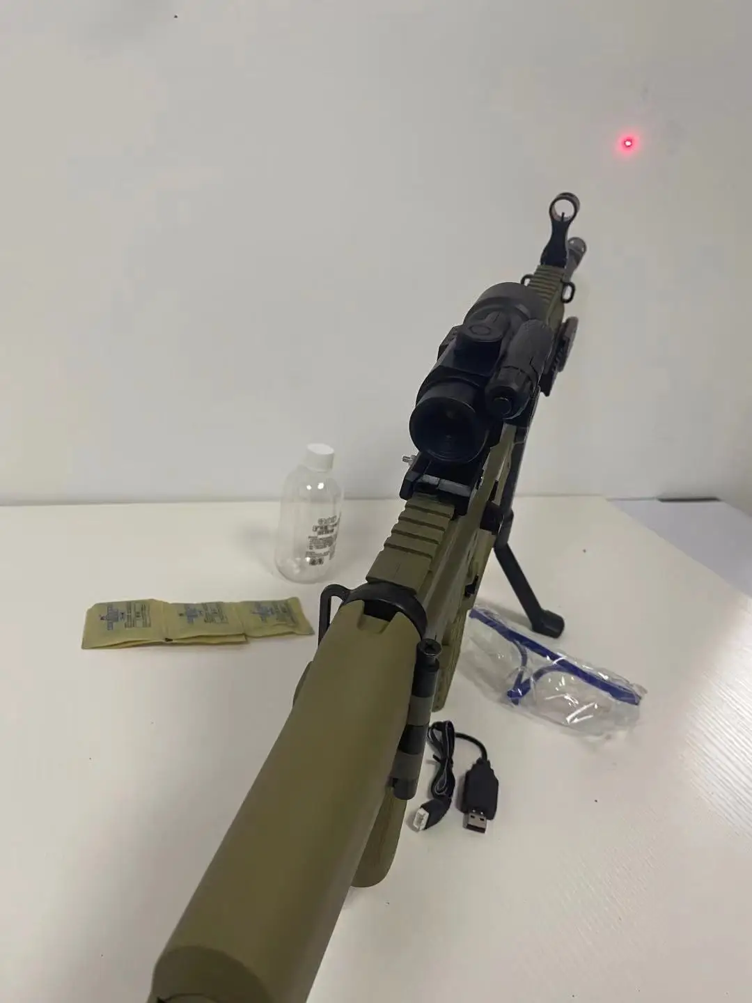 Электрический гель бластер пистолет JinMing SCAR-L V2 игрушечный с водными пулями для наружной съемки игры
