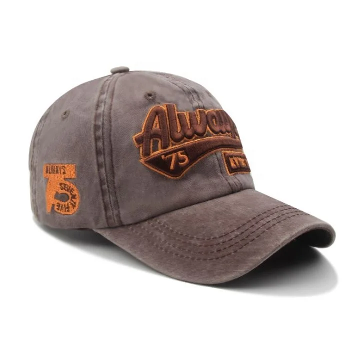 Винтажная джинсовая кепка для мужчин модная уличная бейсбольная в стиле хип-хоп с водяной промывкой Корейском кэжуал отдыха на открытом воздухе