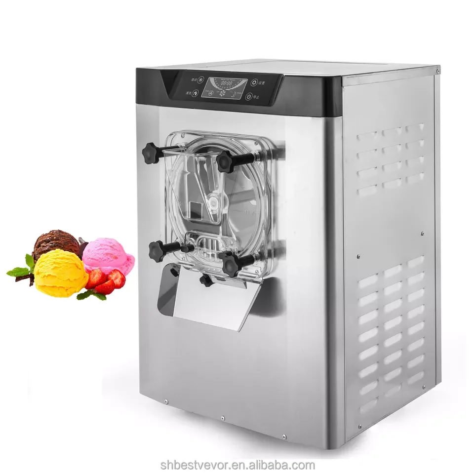 SIHAO-116 1400W 220V 20L Small Ice Cream Maker Machine Business Low Price Ice Cream Machine Maker Commercial