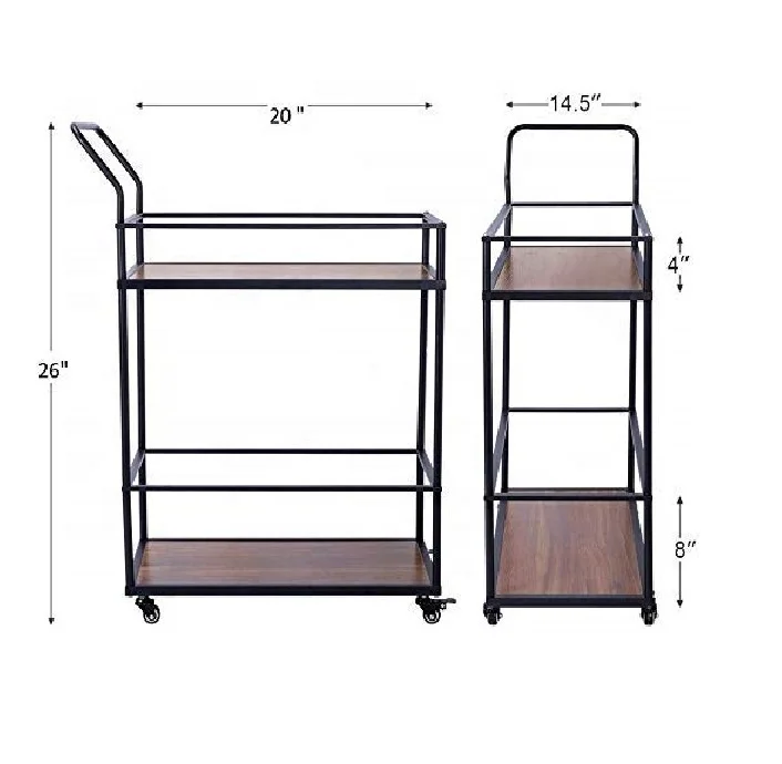 Metal Kitchen Serving Cart Bar cart Trolley at affordable rate