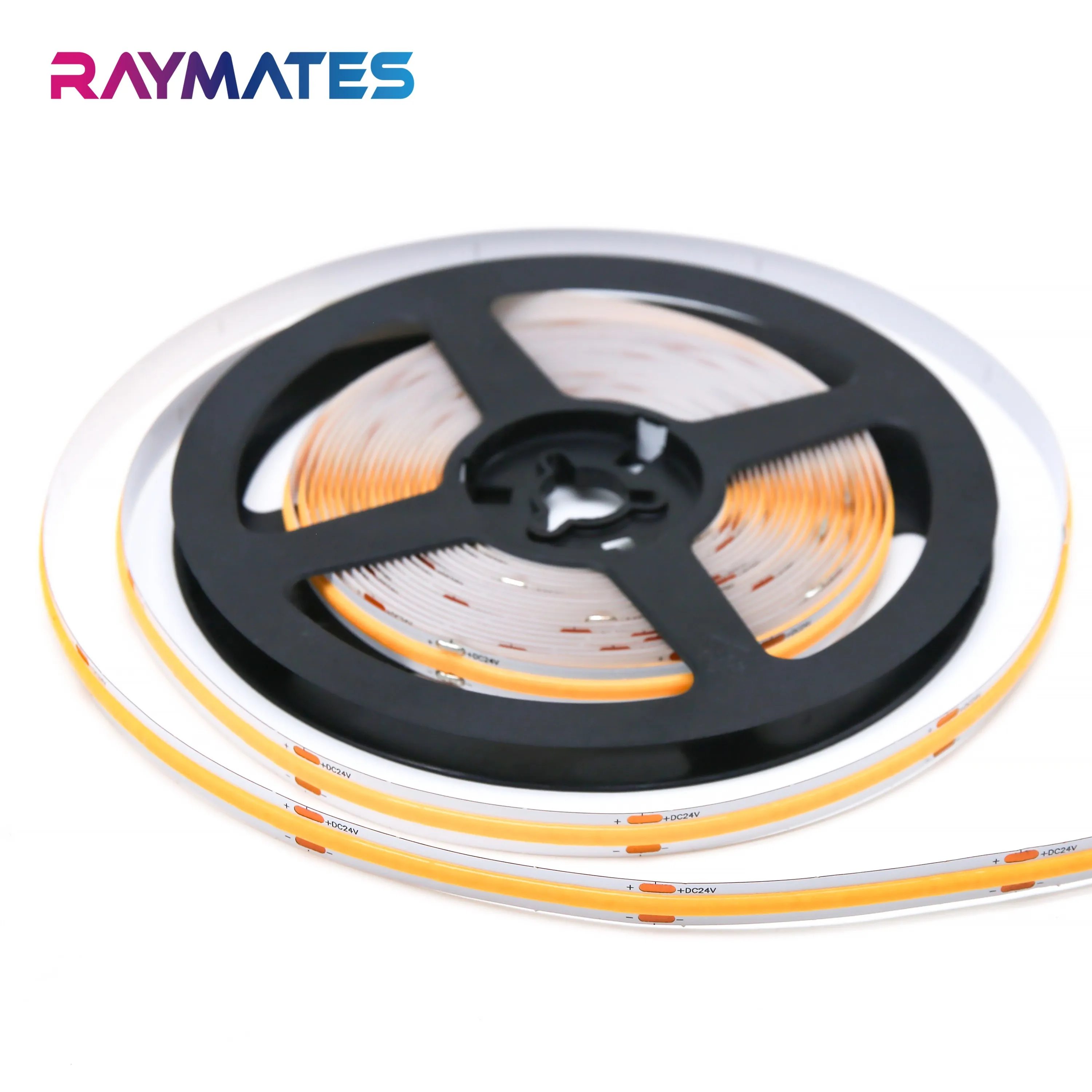 High CRI 90 COB LED Strip Light 480LED 2500K Warm White Flexible Tape CE ROHS Compliant 3 Years Warranty 24V COB LED Strips