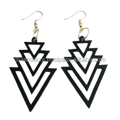100% PU Leather Earrings High Quality Fashionable Jewelry Wedding Earrings Handcrafted Corporate Jewelry For Womens