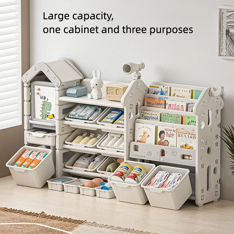 Children Furniture Sets Toys Teen Storage Plastic Clothes Box Baby Bedroom Kindergarten Organization Book Shelf