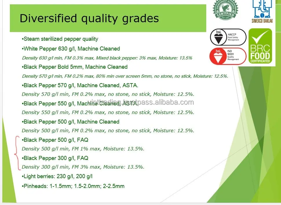 Best Price Vietnam White Pepper 630 GL White pepper cleaning machine