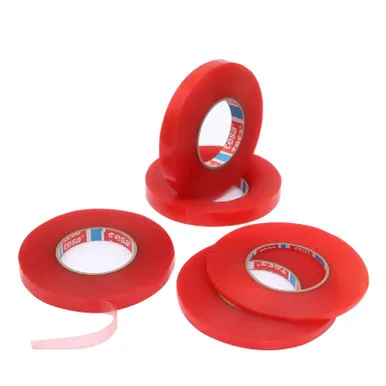 Tesa 51970 Polypropylene adhesive tape pp film tape Supplier Double-sided polypropylene tape - Red Liner Custom size and Die-cut