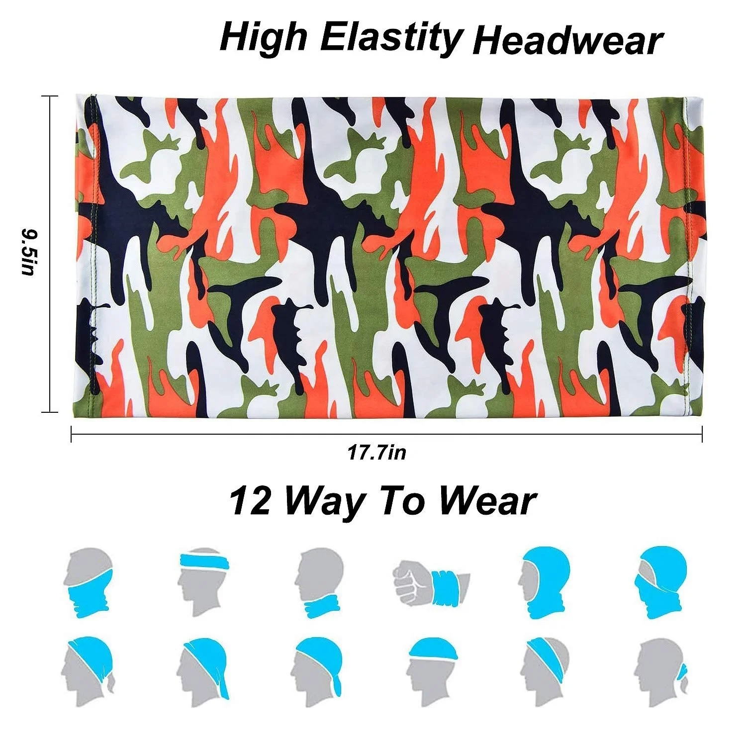 Face Neck Gaiters Full Coverage Bandanas Headband for Boys Girls Anti Wind Warmer Scarf