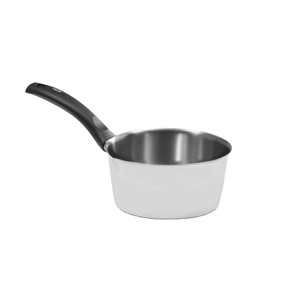 Multifunction Cooking Pots and Set Stainless Steel Conical Casserole Cm 16 Long Plastic handle Classic Feature Eco Origin