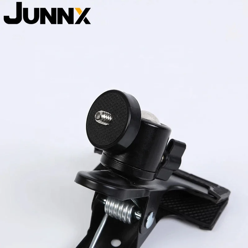 Junnx OEM Camera Holding Mount Multi-function Clip Clamp Holder Mount with Standard Ball Head 1/4 Screw for Clamp Photography