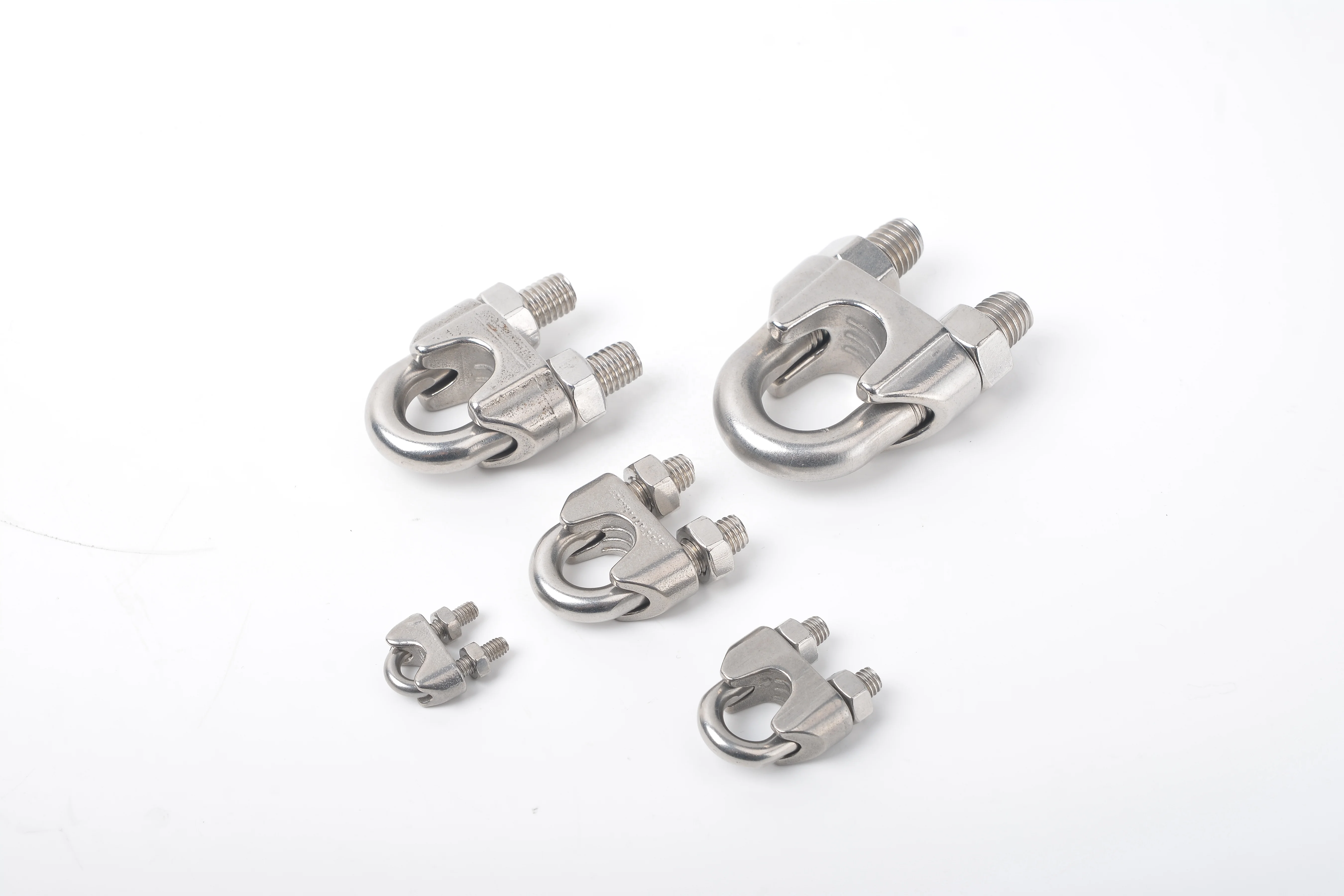 Factory direct sales, Made in China Hlm Free Sample Iso Certification Iron Rigging Wire Rope Clip Size And Rope Clips