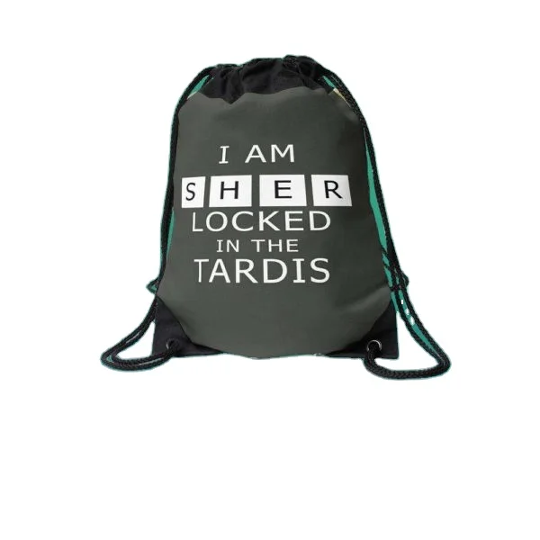 Low MOQ Customised Gift Cotton Cloth Drawstring Backpack Cotton Canvas Bag With Logo