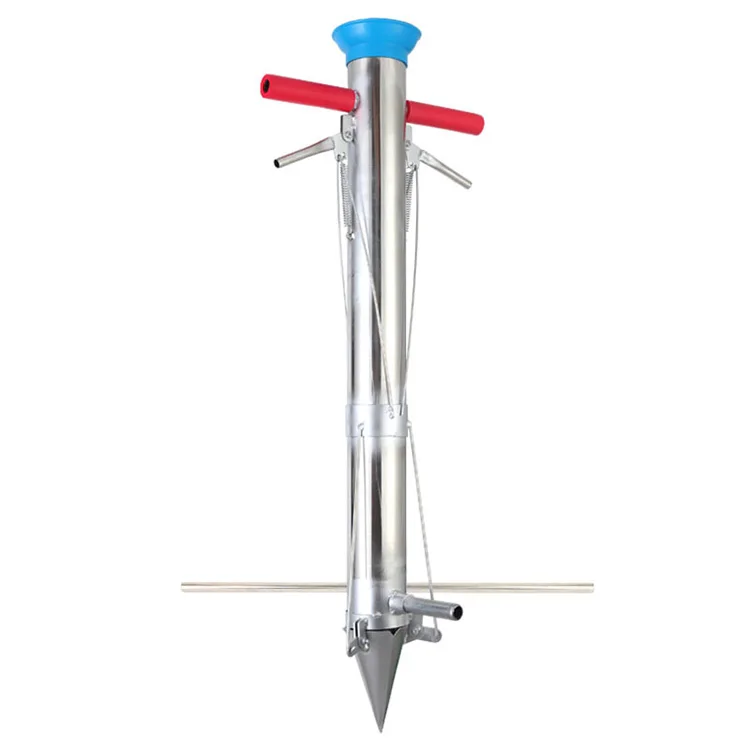 Agricultural hand-held single-cylinder seed seeder supplement seedling machine seedling transplanter