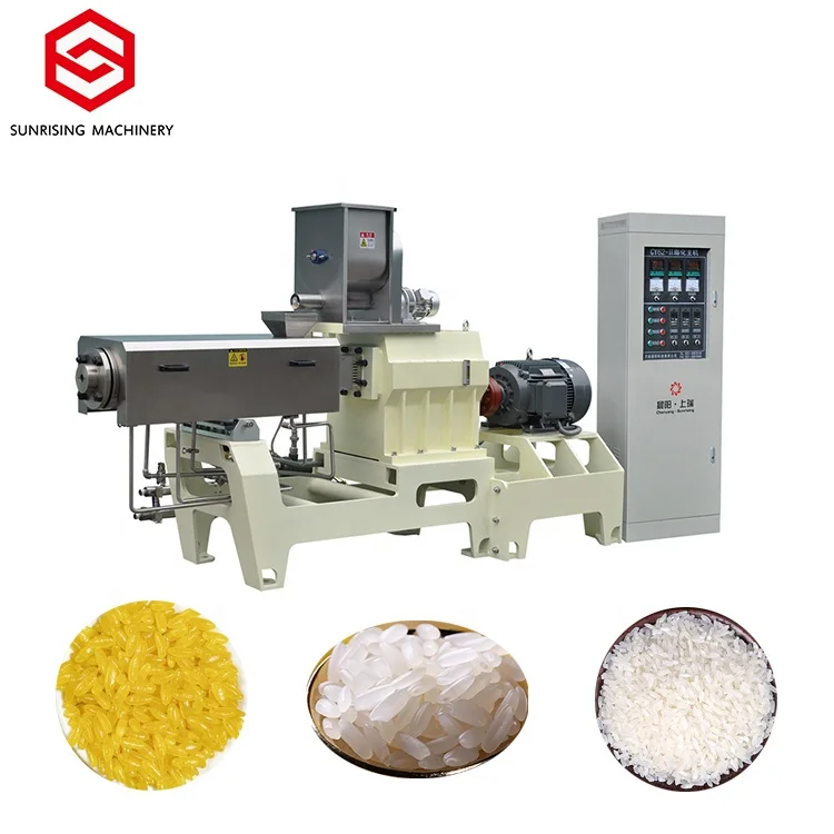 Complete Line For Artificial Fortified Rice Making Machine Instant Rice Production Line