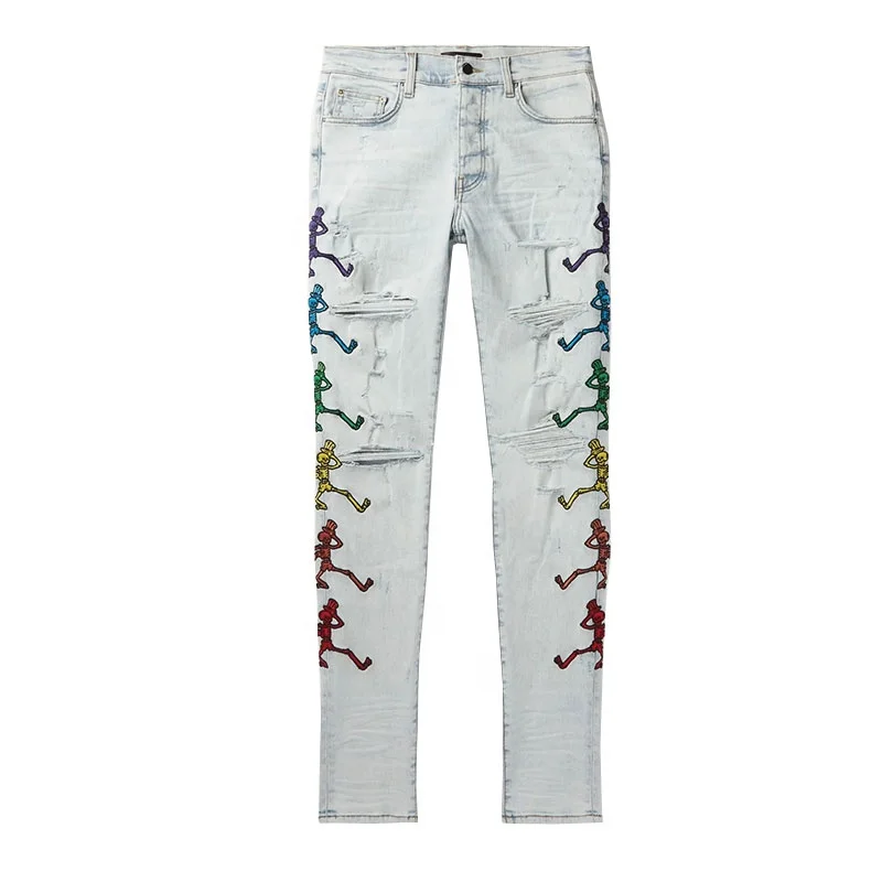 Cheap Hot Fashion Mid Waisted Stretch Men Denim jeans Trousers Pant Slim Fit Custom Made By Lavish Apparel