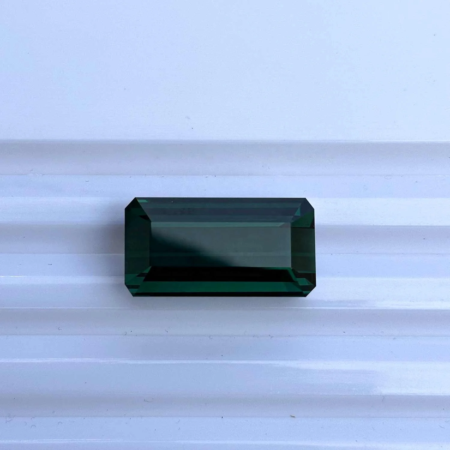 100% Natural Green Tourmaline Top Quality Gemstone Octagon Faceted Semi Precious Stone at Wholesale Prices Buy Online Now