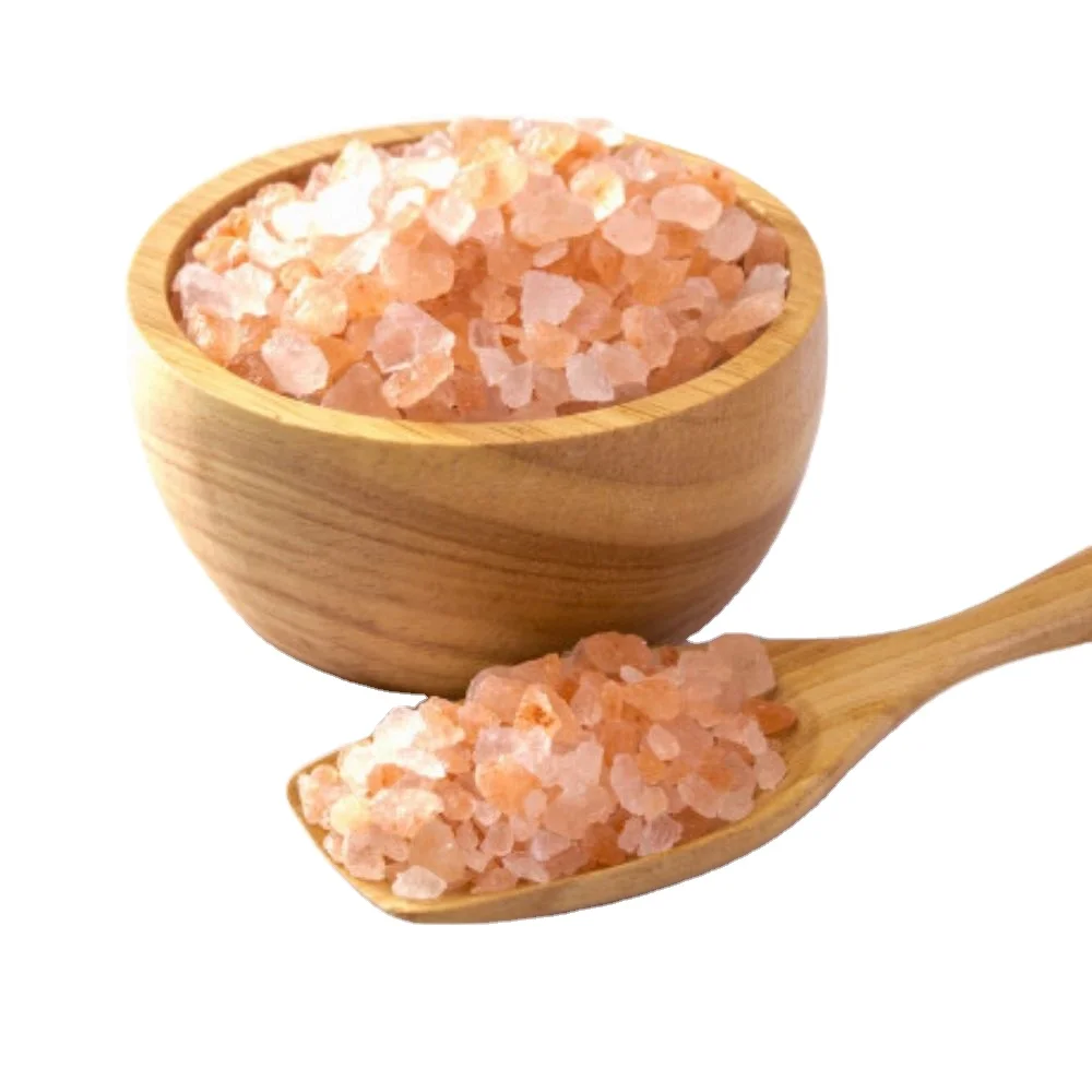 Wholesale Medium  Pink Salt 25kg Bag Food Grade Himalayan Salt Unrefined Edible Pink Salt Bulk OEM service