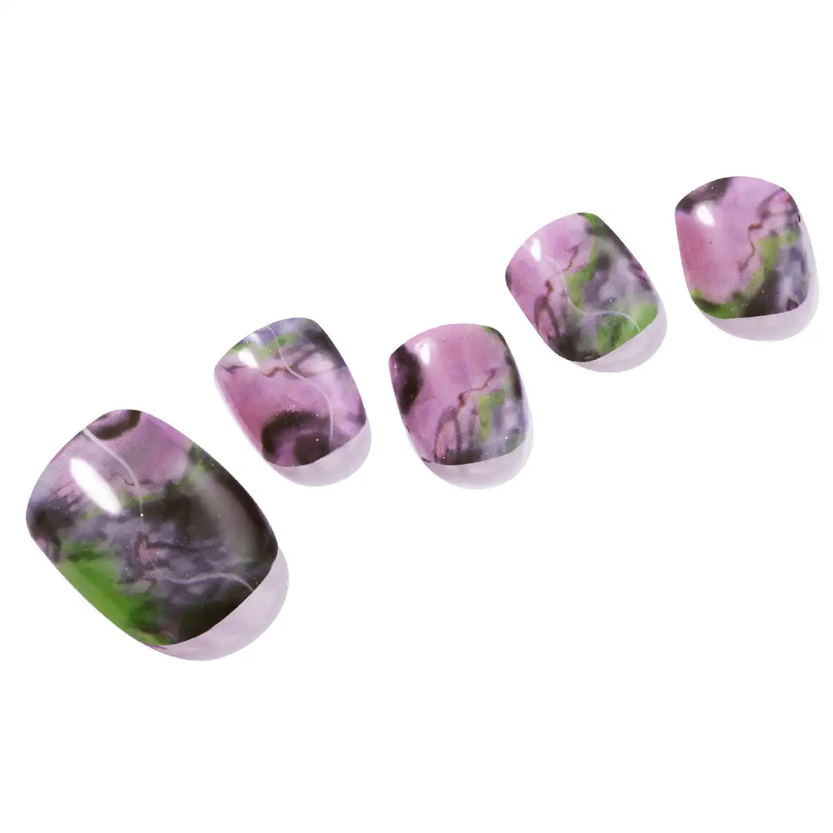Korean 100% Real Salon Quality Press on gel nails Gel Nail sticker Pedicure Wholesale Certified