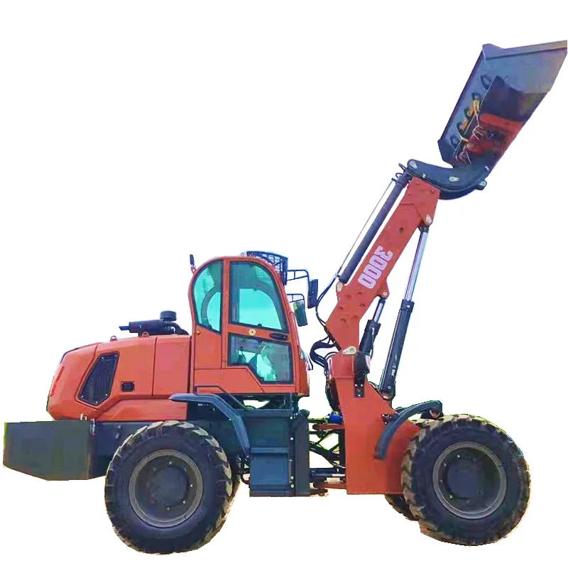 Mini 3 Ton Telescopic Boom Wheel Loader Efficient Compact 4x4 4x4 with Unique Features for Retail Industries