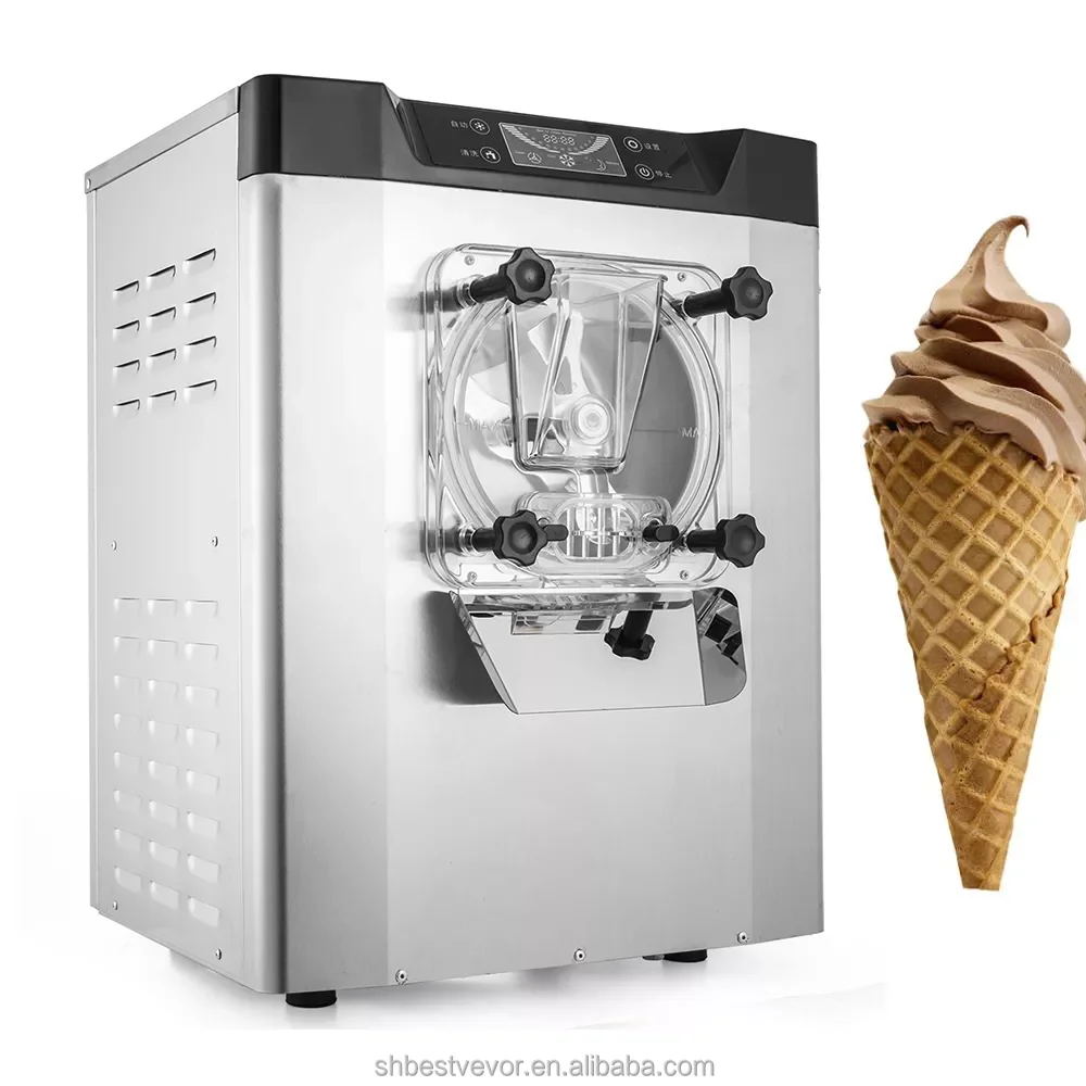 SIHAO-116 1400W 220V 20L Small Ice Cream Maker Machine Business Low Price Ice Cream Machine Maker Commercial