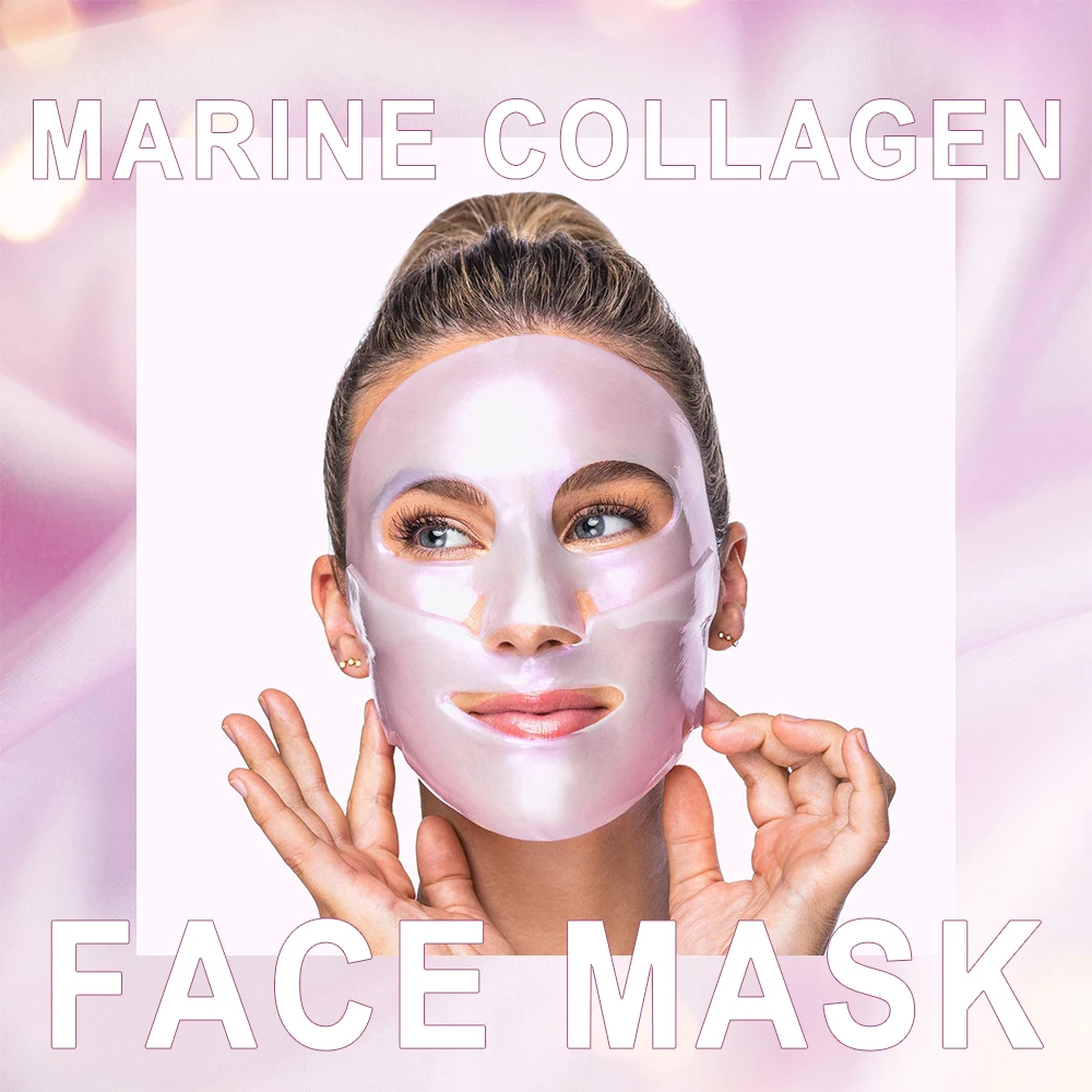 Private Label Clarifying Pore-Minimizing Exfoliating Hydrogel Gel Hydrating Black Pearl Detox Face Mask For All Skin Types