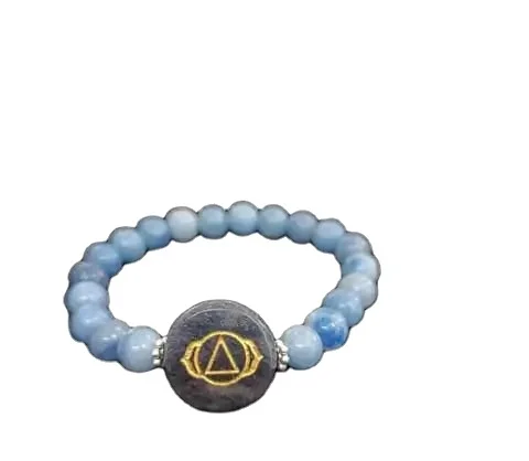 New Natural seven Chakra Stone Bead Bracelet with reiki Symbol 7 Chakra Bracelet for Women and Men