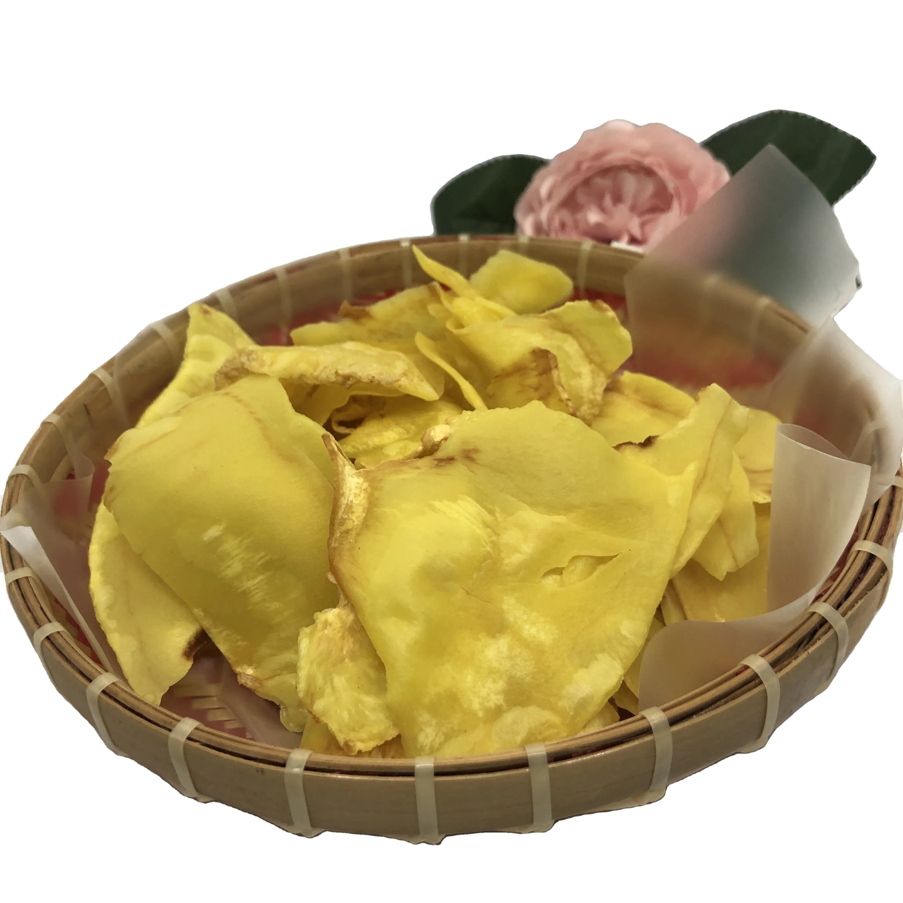 Premium Fruit Snack Durian Crispy Wholesales Export Grade Dried Local Fruits Durian chips From Thailand Snack Ready to eat
