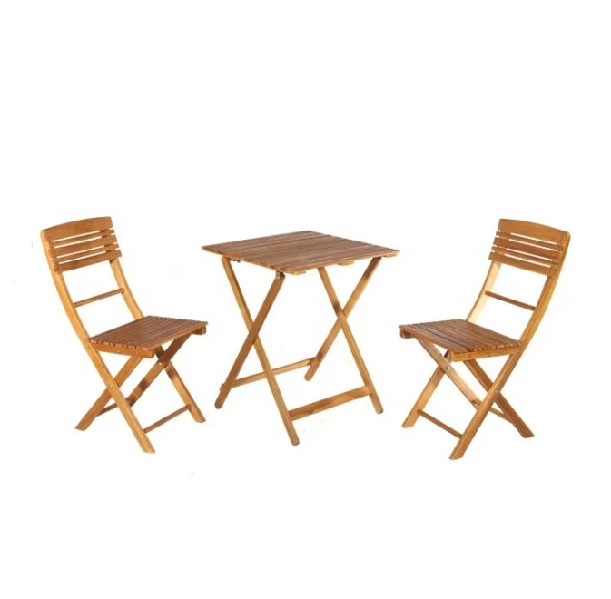 BISTRO SET - HIGH QUALITY WOOD ACACIA/EUCALYPTUS