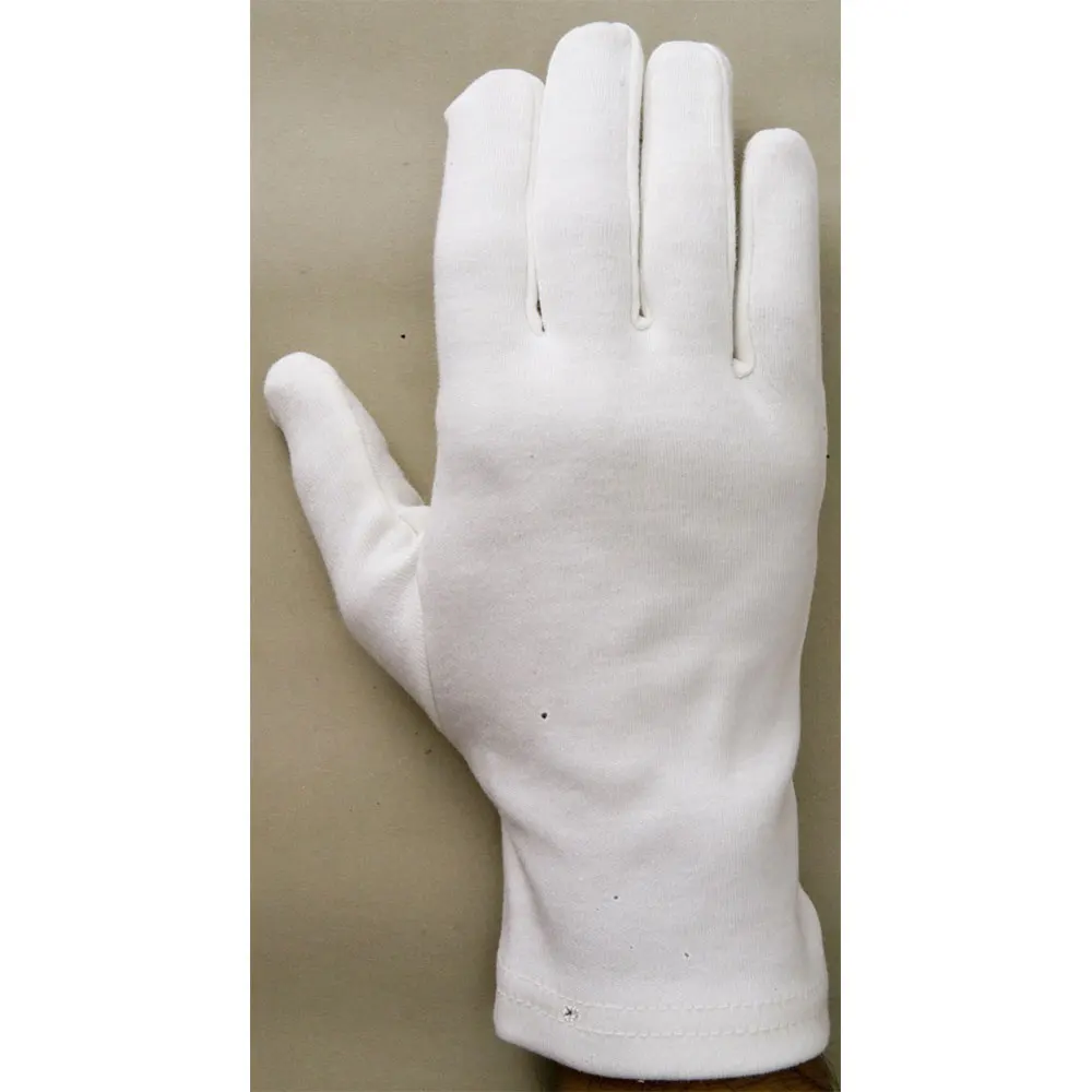 2024 заводская цена рабочие перчатки для промышленных белых хлопчатобумажных перчаток