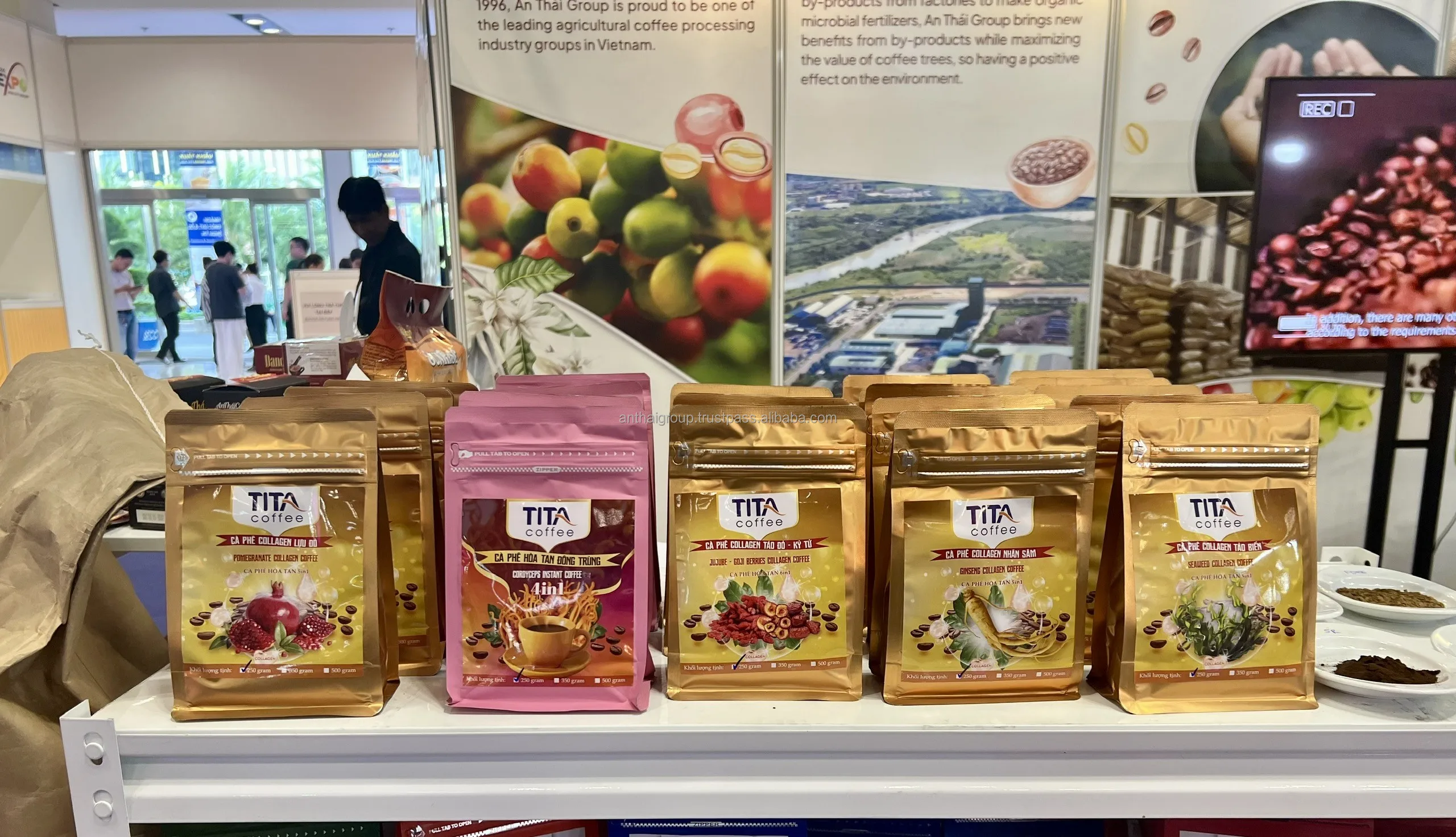 6 в 1 сладкий со вкусом растворимый кофе премикс с порошком Jujube поставщик из Вьетнама частная этикетка упаковка для сахарного крема