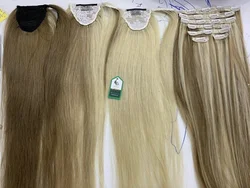 Clip-ins Extension Wholesale Vietnam Double Drawn 100% Natural Virgin Raw Human Hair Clip in Hair Extention