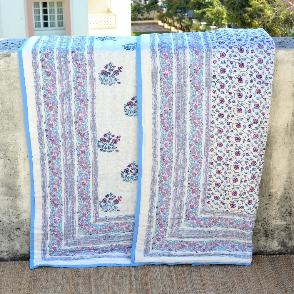 100% чистый хлопок Jaipuri Razai источник напрямую от производителя в Индии